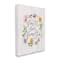 Stupell Industries Faith Love Family Quote Traditional Floral Wreath Canvas Wall Art